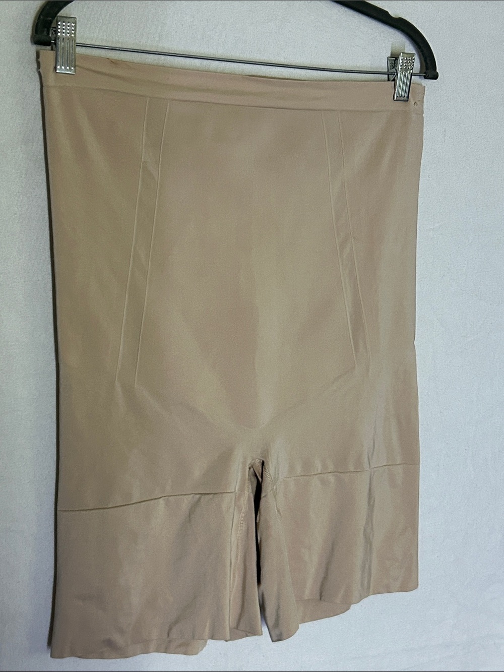 SPANX Beige High-Waist Shaping Shorts